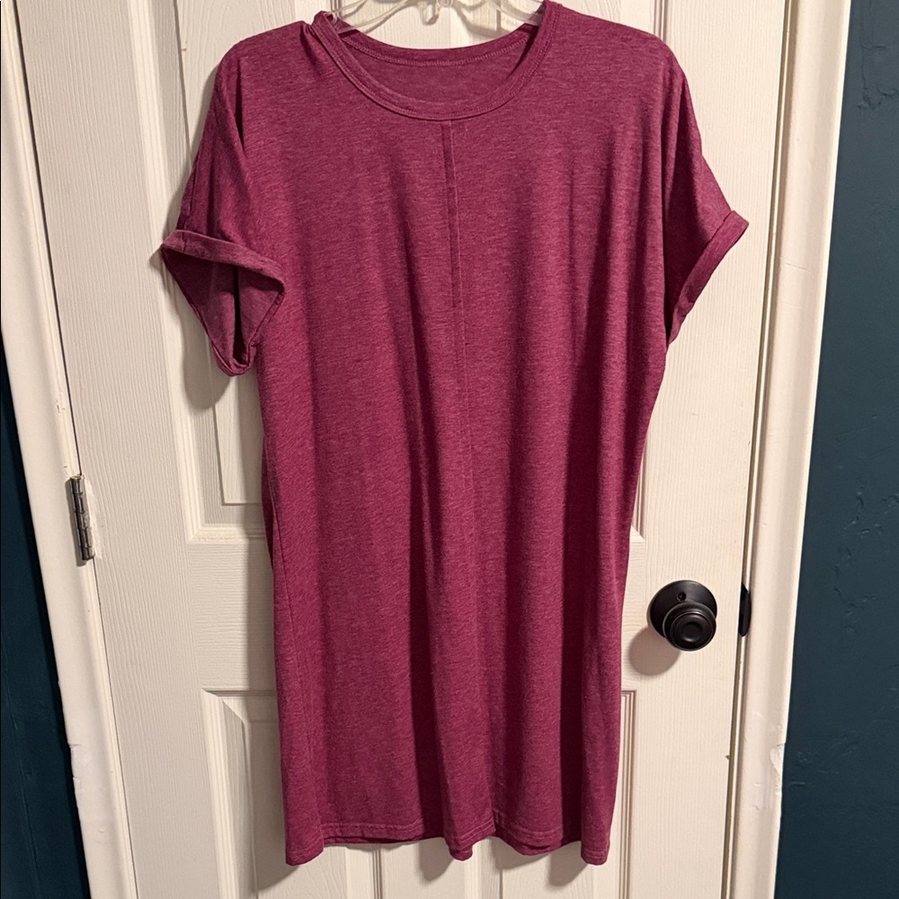 🌵Berry T-Shirt Dress for Women